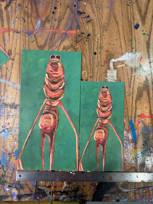 Marcus the Worm Print - FREE SHIPPING IN THE U.S.