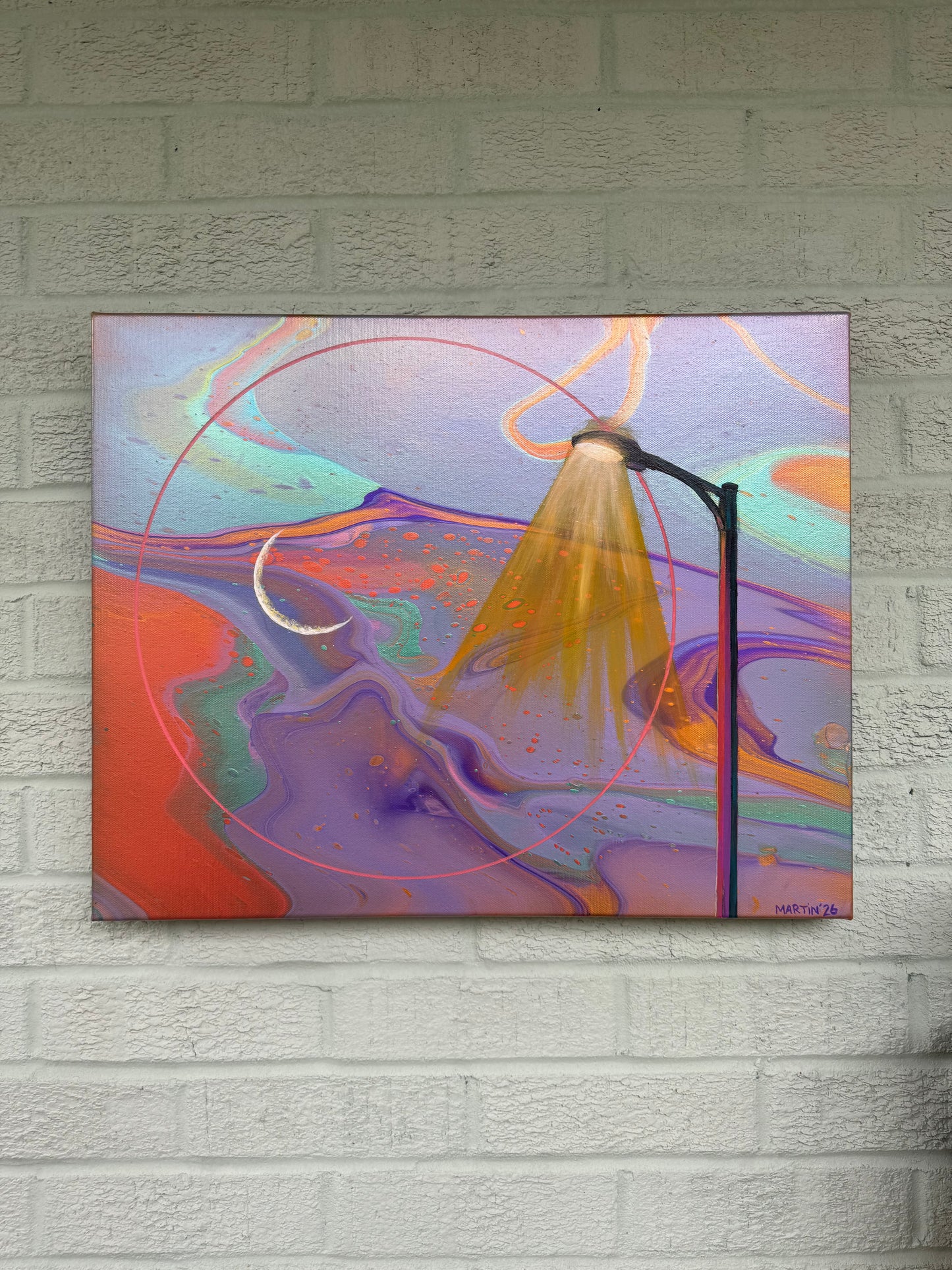 "Summer's Ending Soon" Original 16x20" Acrylic Painting on Gallery Canvas