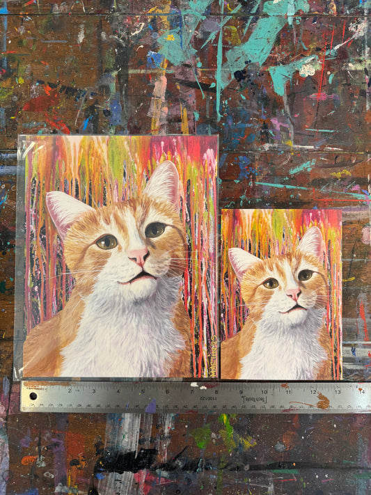 Outside Dave Drippy Print - FREE SHIPPING IN THE US