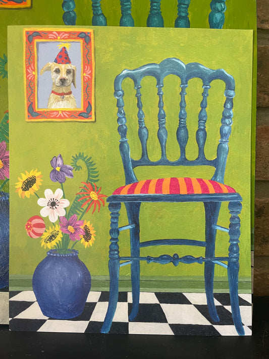 Teal chair 8x10 Print - FREE SHIPPING IN THE US