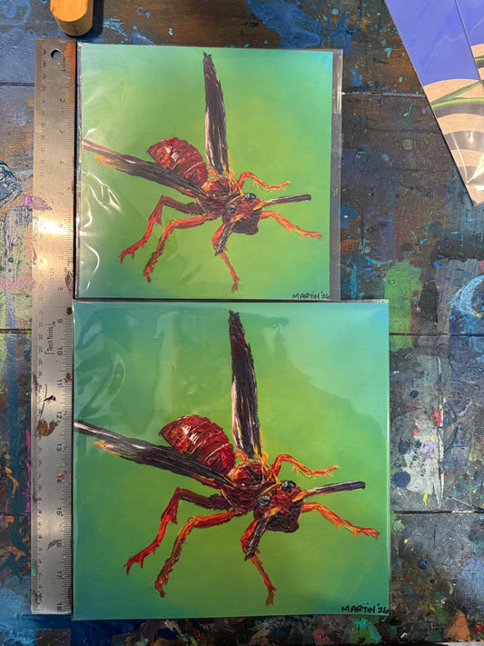 "Wasp Friend" High Quality Print - FREE SHIPPING IN THE U.S.