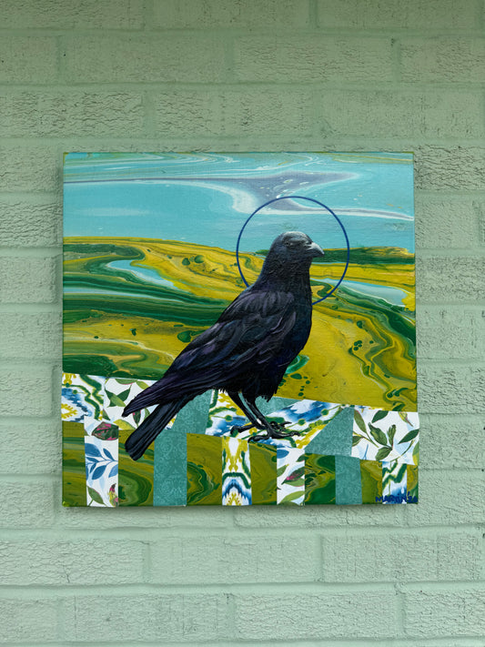 Marsh Crow Matte Canvas, Stretched, 1.25"