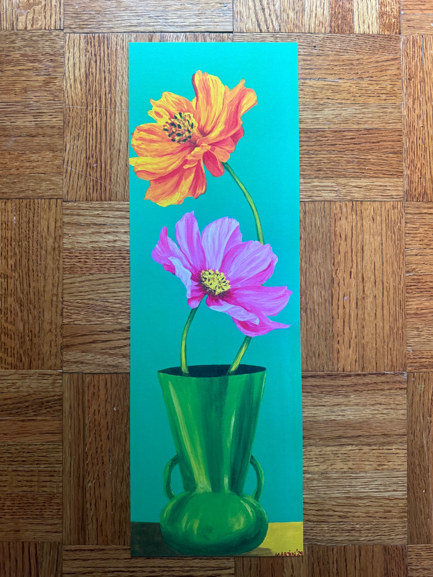 Cosmos Tall Skinny Print - FREE SHIPPING in the US