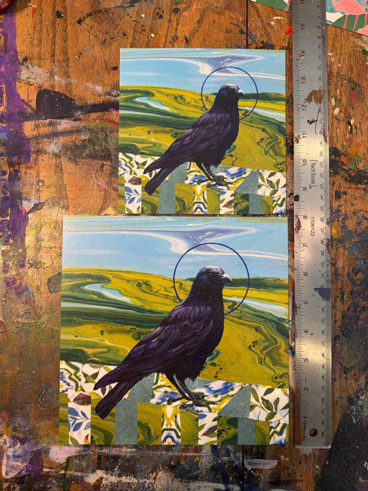 "Marsh Crow" High Quality Print - FREE SHIPPING IN THE U.S.