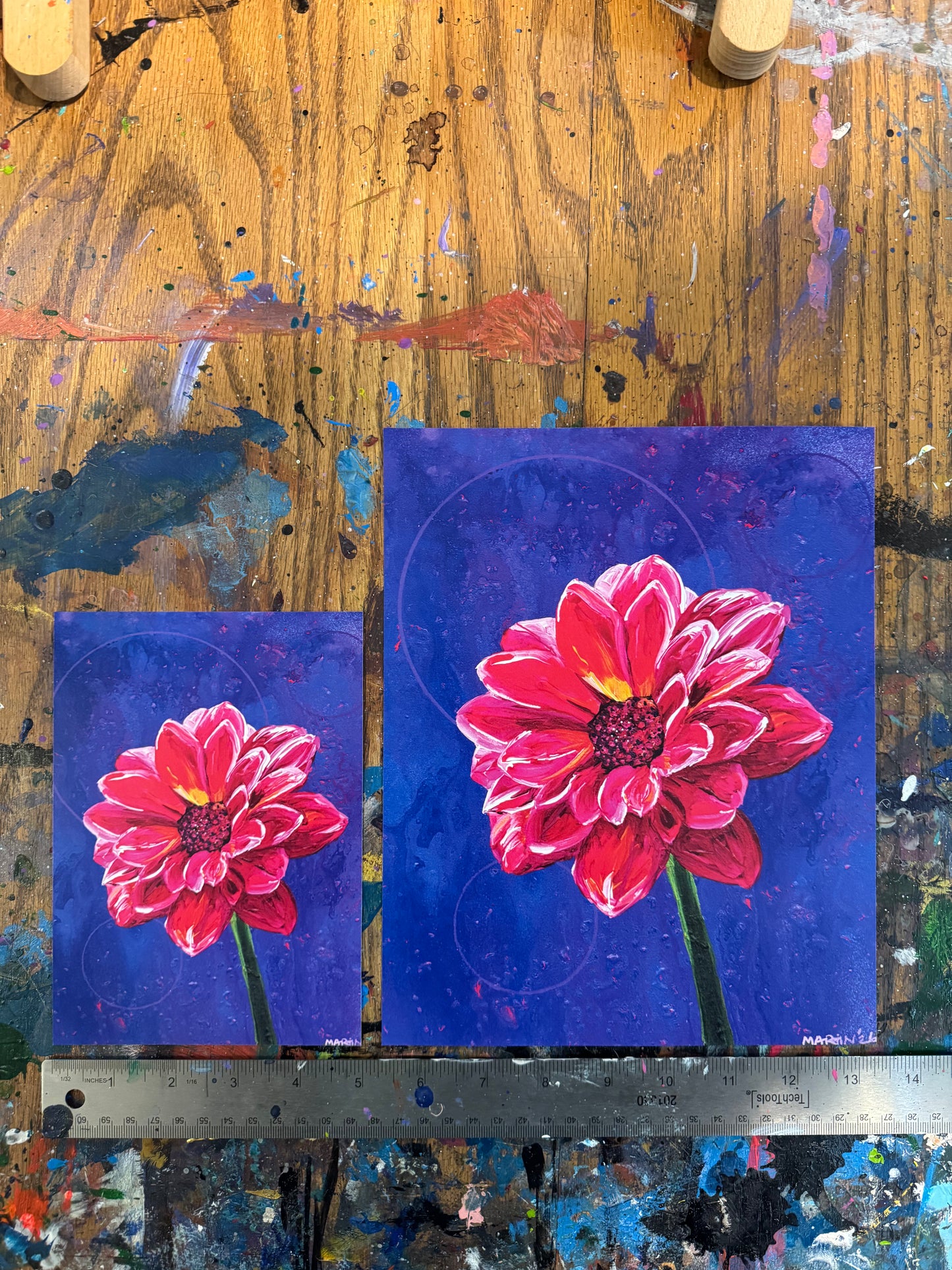 "Dahlia" High Quality Print - FREE SHIPPING IN THE U.S.