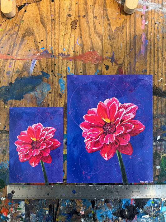 "Dahlia" High Quality Print - FREE SHIPPING IN THE U.S.