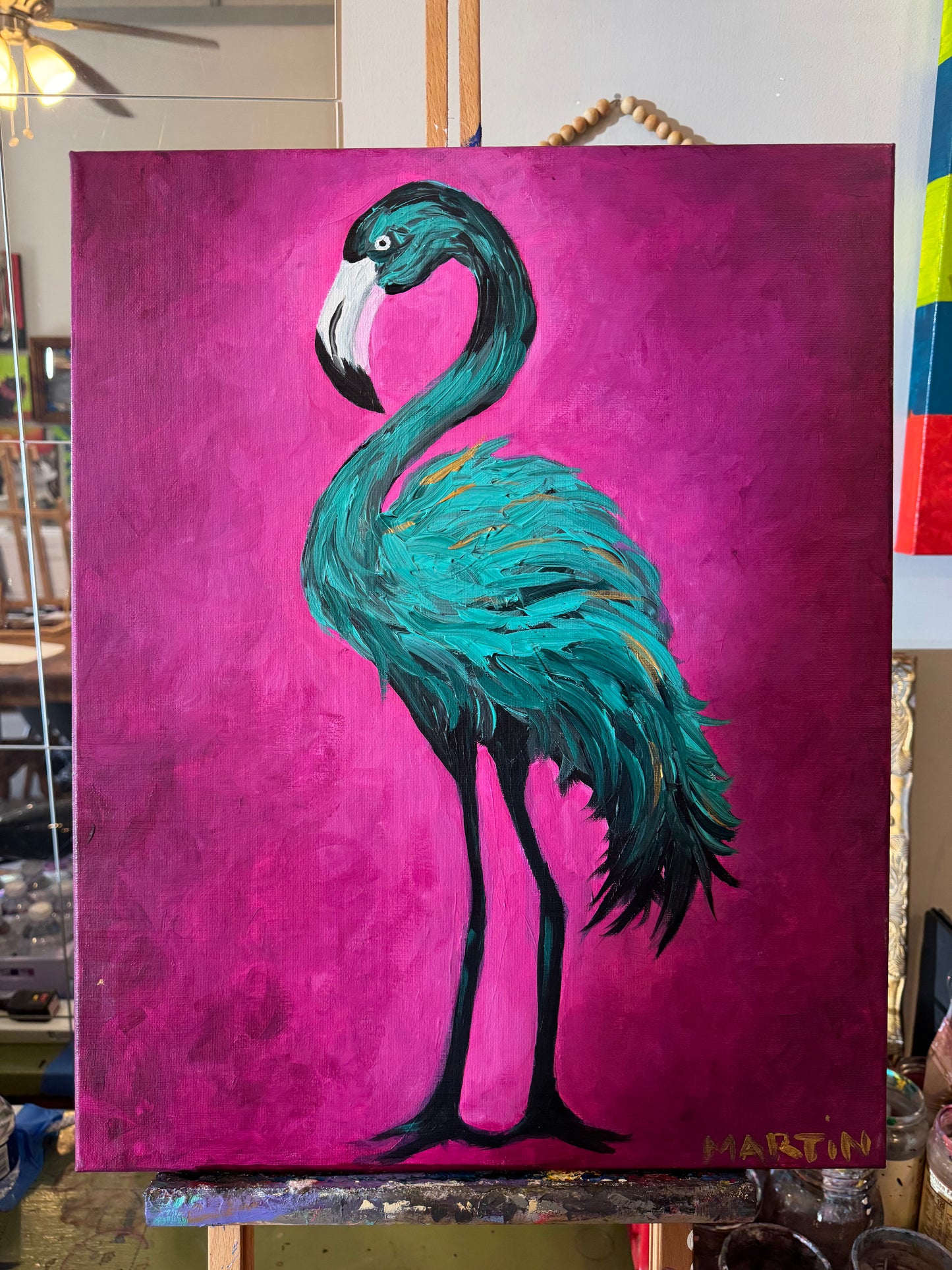 Jerry 16x20 Original Painting - Acrylic on Canvas - FREE SHIPPING IN THE US