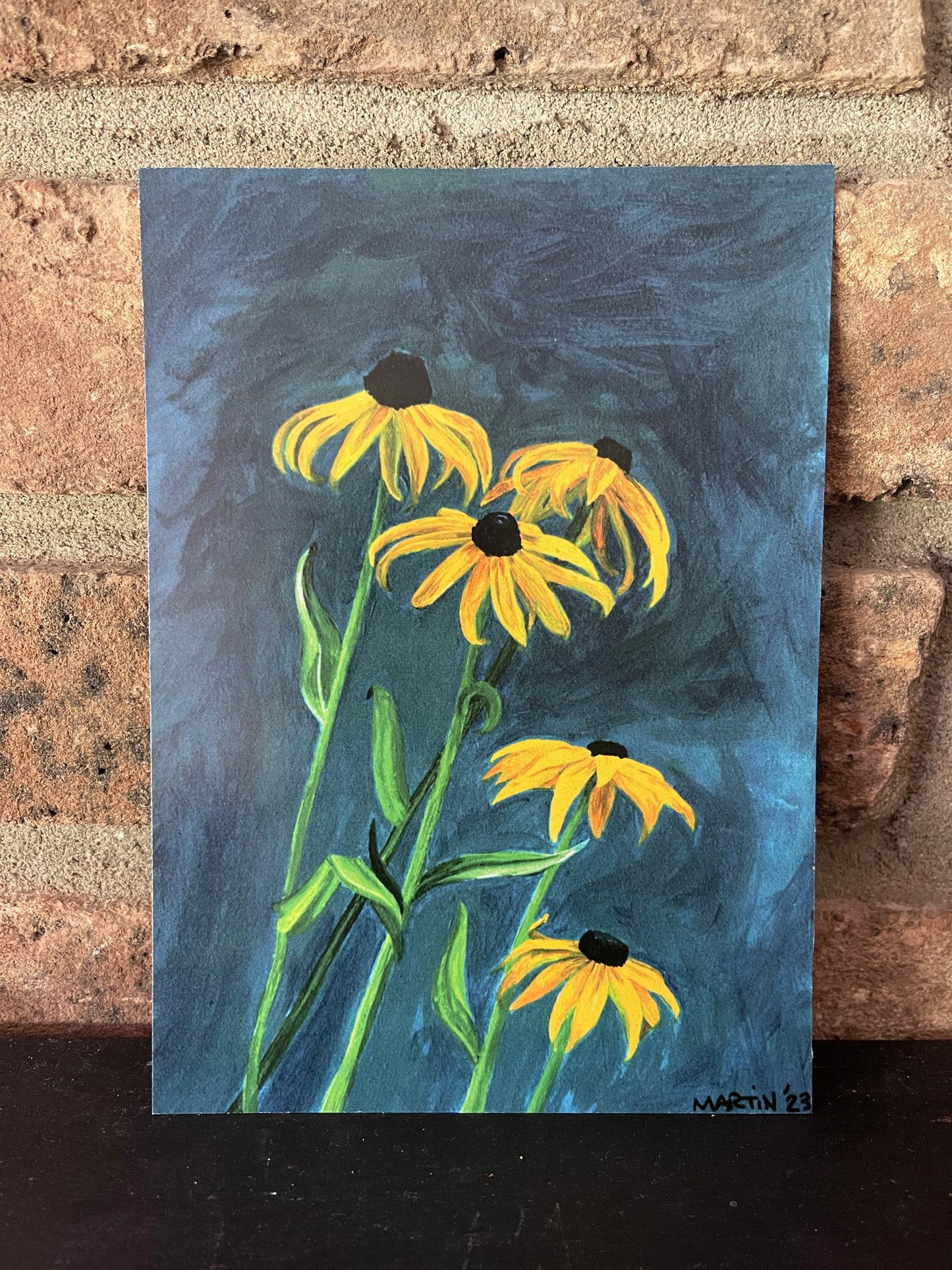 Black Eyed Susans 5x7” Print - FREE SHIPPING IN THE US