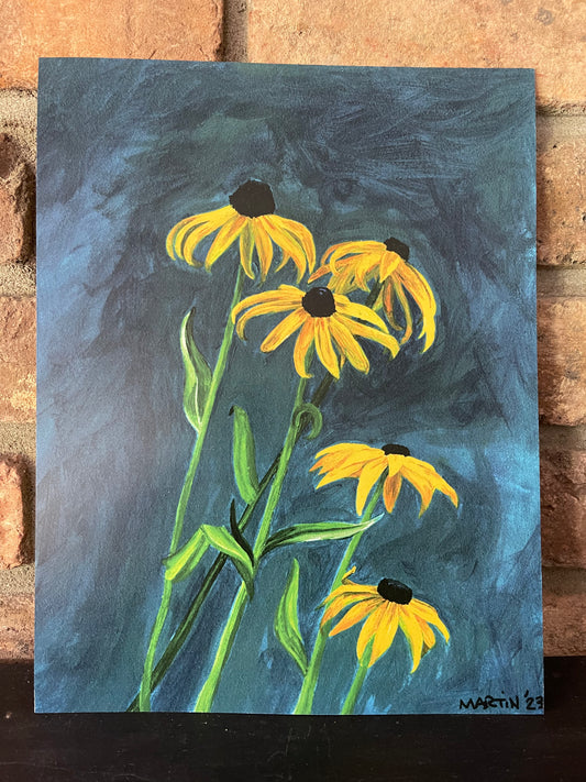 Black Eyed Susan 8.5x11” print - FREE SHIPPING IN THE US