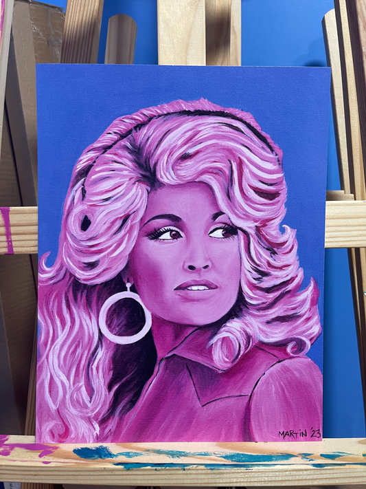 Pink Dolly Print - FREE SHIPPING IN THE US