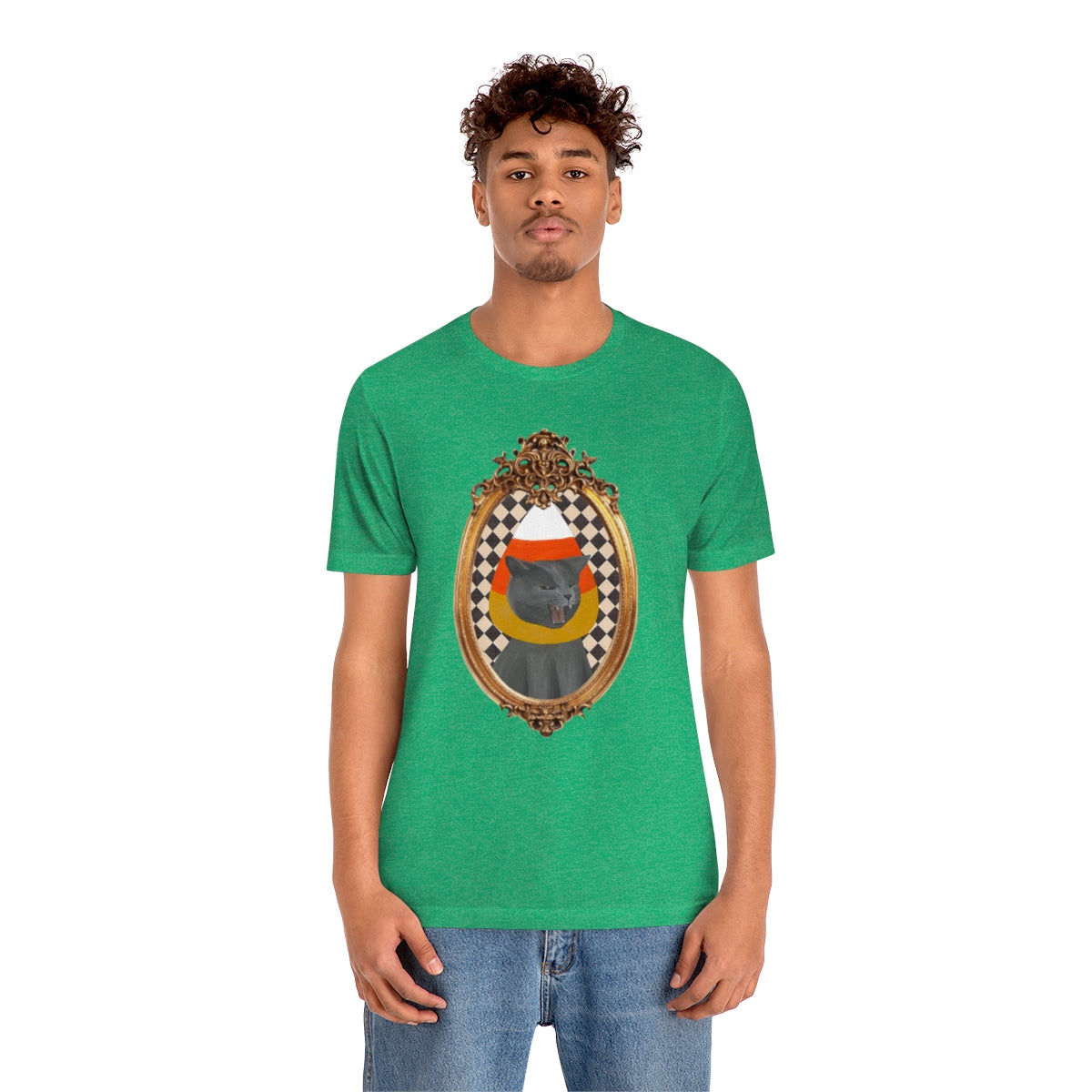 Framed Candy Corn Toni Unisex Jersey Short Sleeve Tee