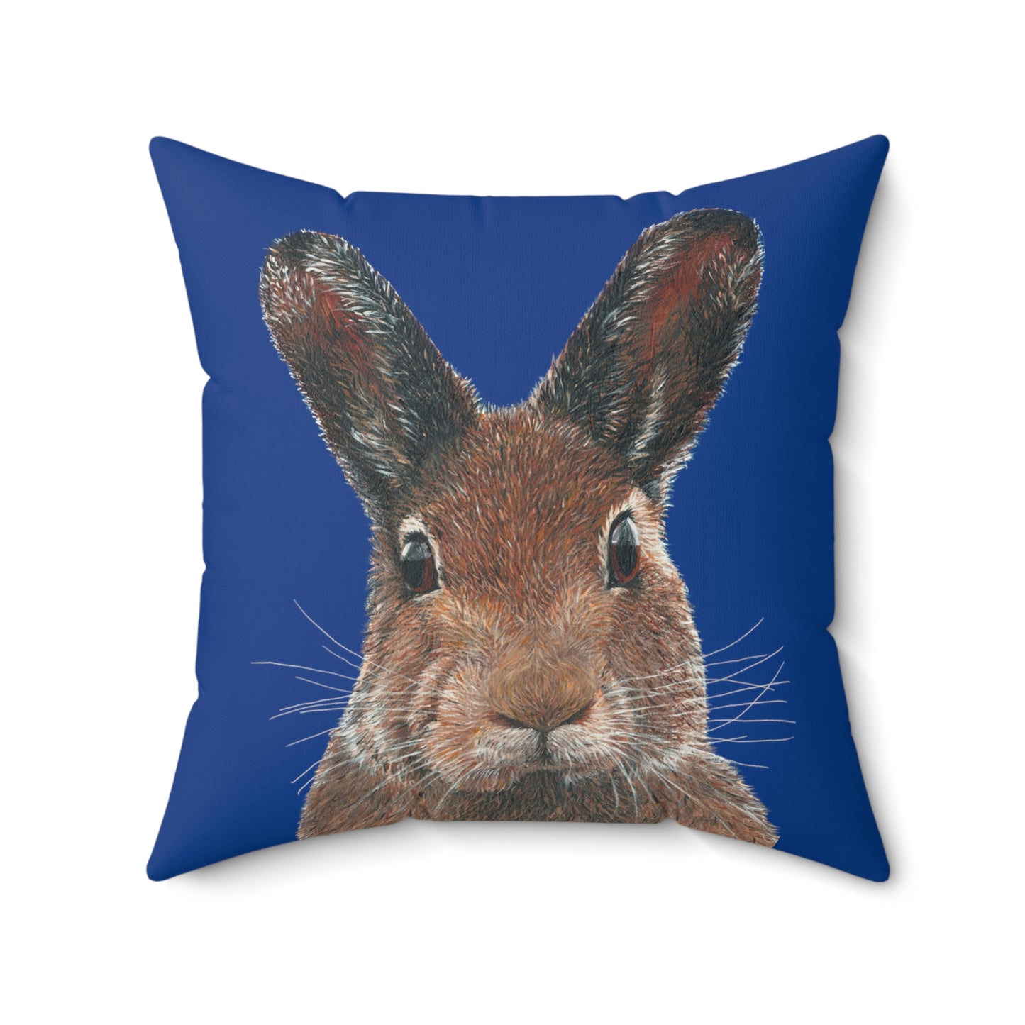 Carl the Rabbit Spun Polyester Square Pillow