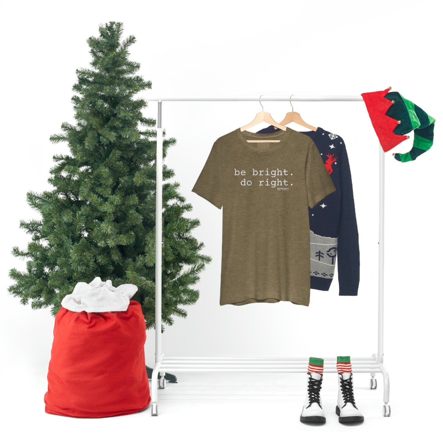 Be Bright Do Right Basic Unisex Jersey Short Sleeve Tee