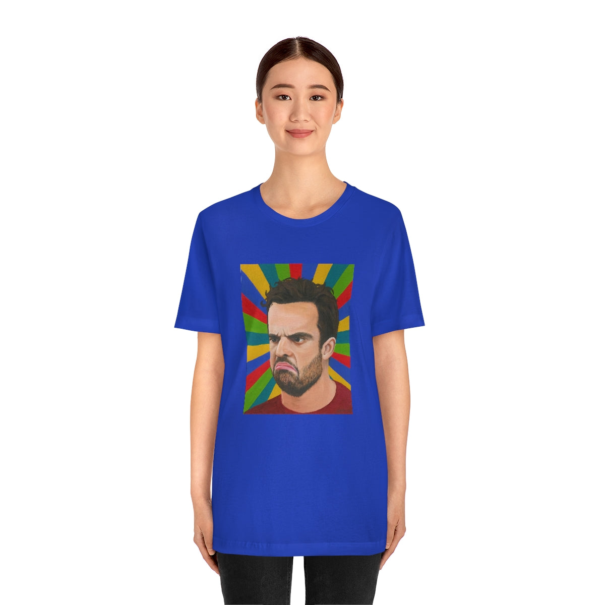 Turtle Face Nick Unisex Jersey Short Sleeve Tee