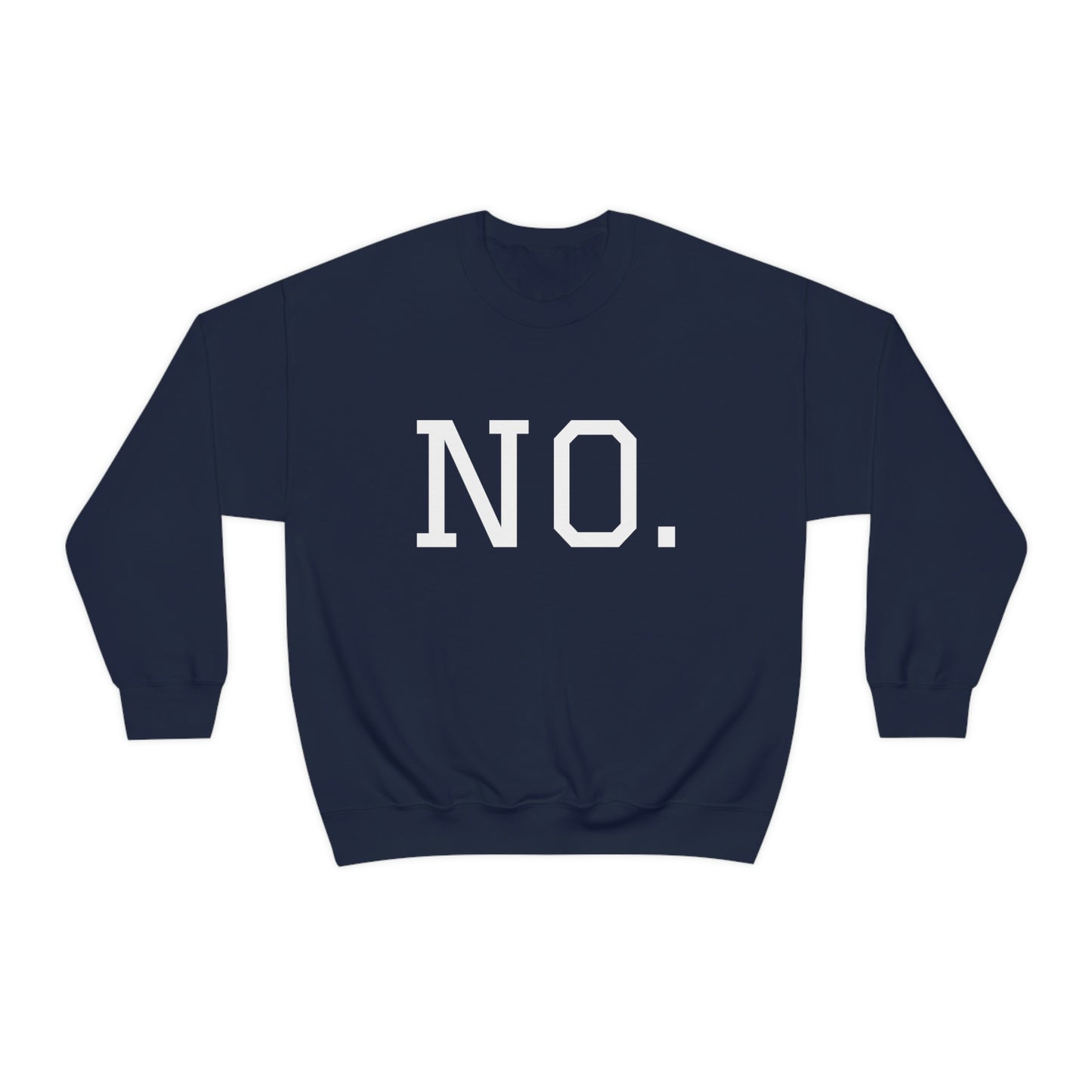 "NO" Unisex Heavy Blend™ Crewneck Sweatshirt