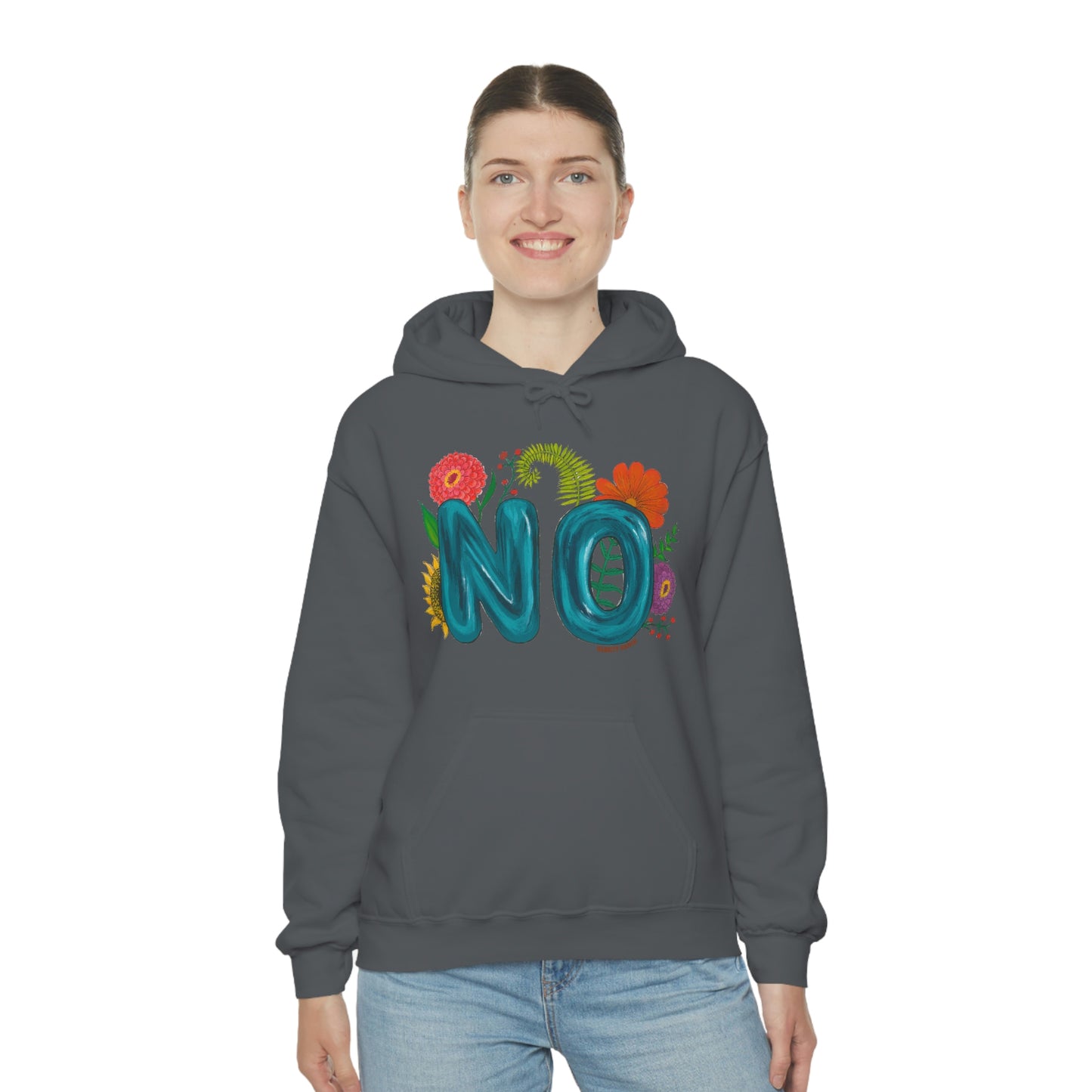 "NO" Unisex Heavy Blend™ Hooded Sweatshirt
