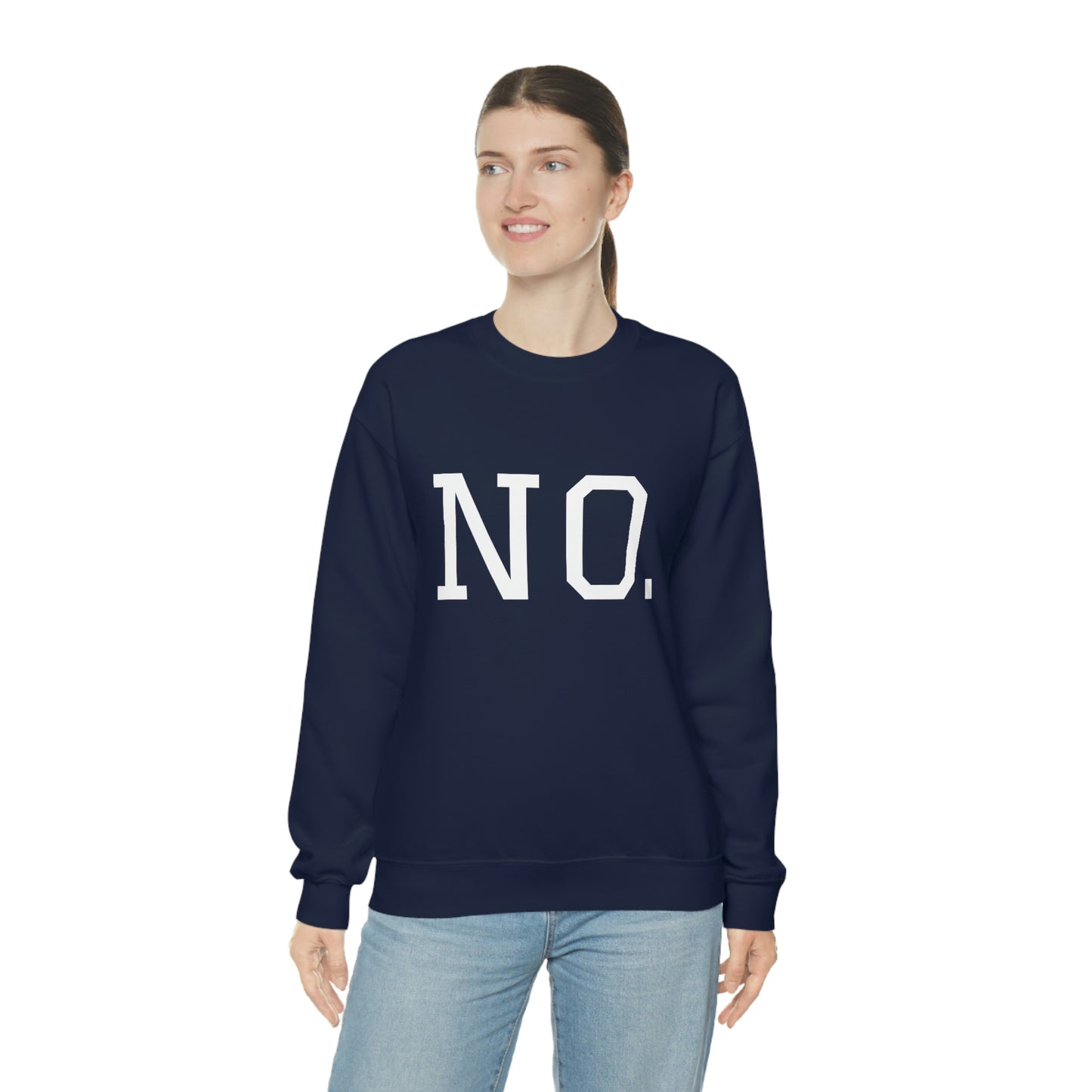"NO" Unisex Heavy Blend™ Crewneck Sweatshirt