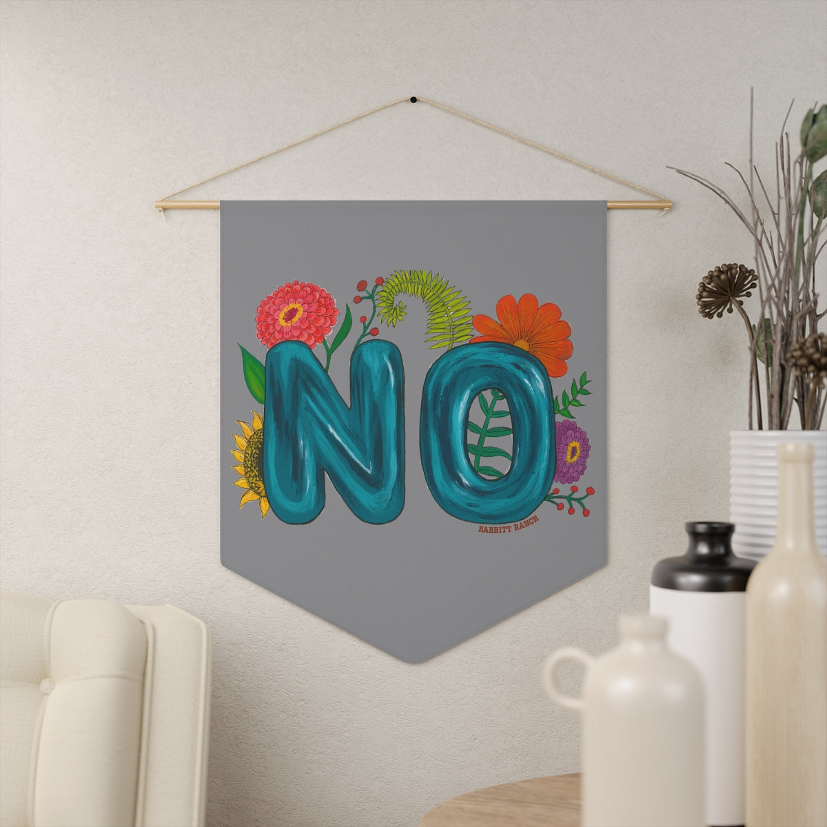 'NO" Pennant
