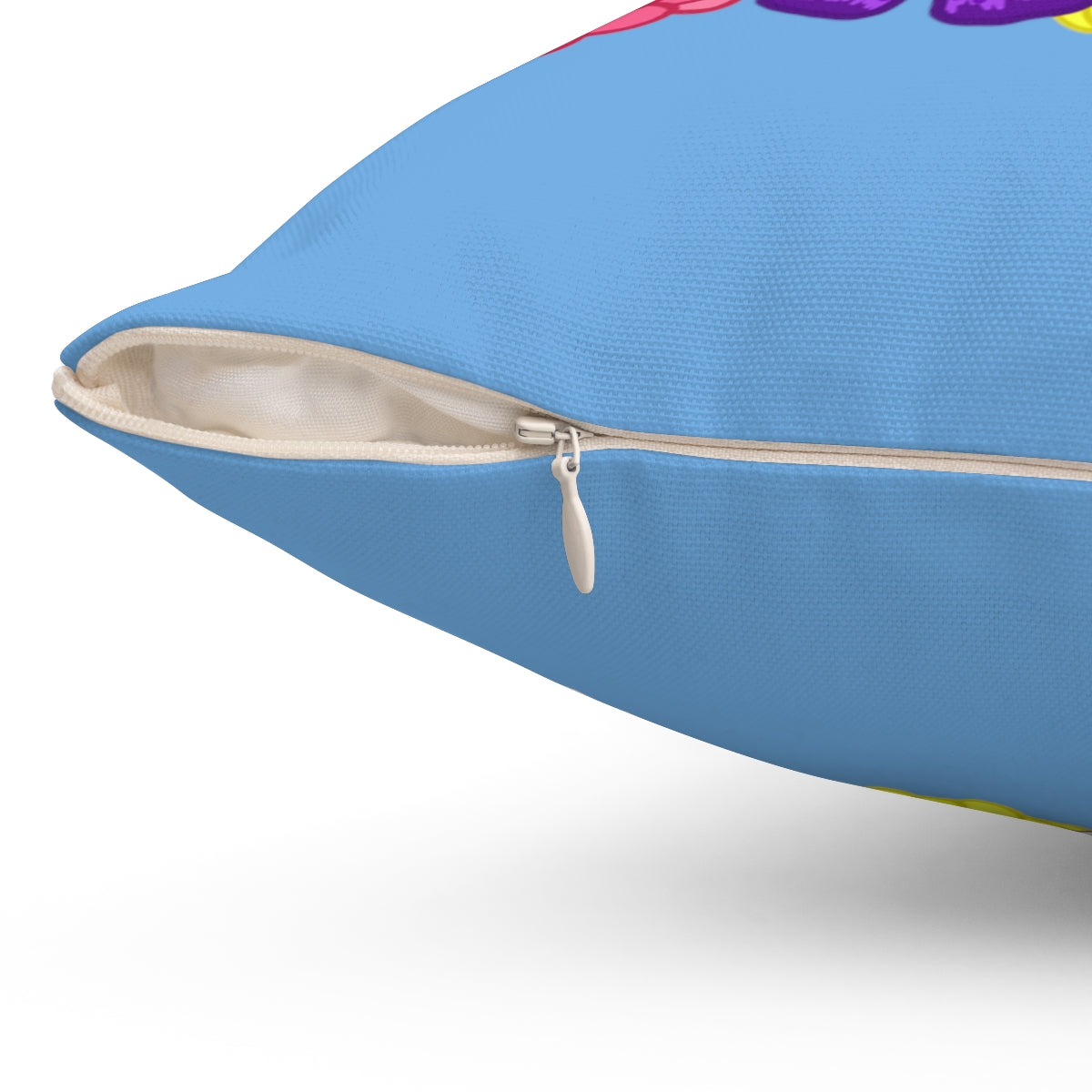 BE BRIGHT DO RIGHT Spun Polyester Square Pillow