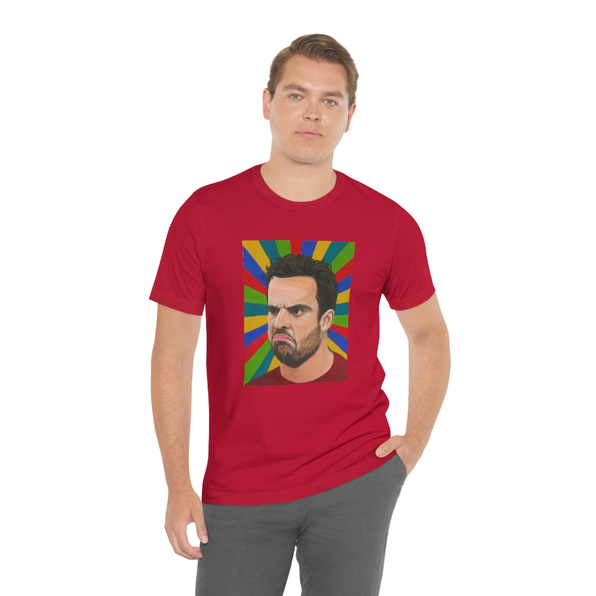 Turtle Face Nick Unisex Jersey Short Sleeve Tee