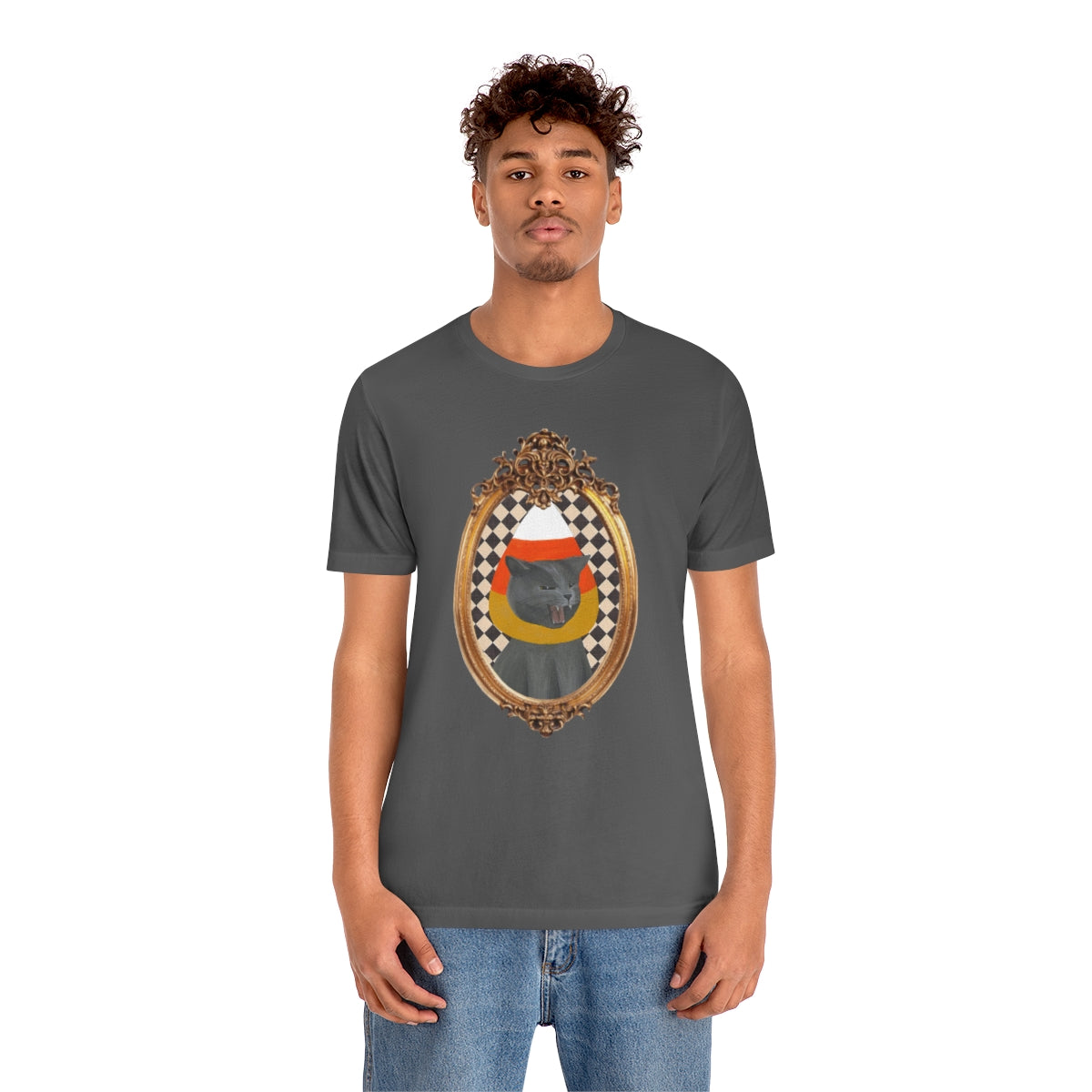 Framed Candy Corn Toni Unisex Jersey Short Sleeve Tee