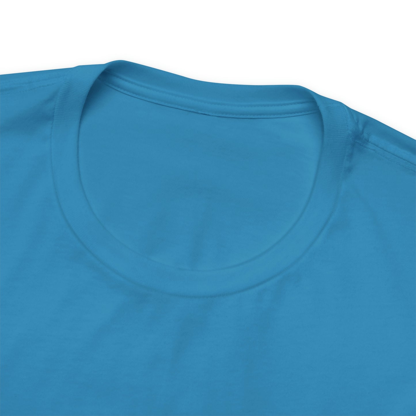 be bright do right with Bad Rabbitt Art Studio logo on back - Unisex Jersey Short Sleeve Tee
