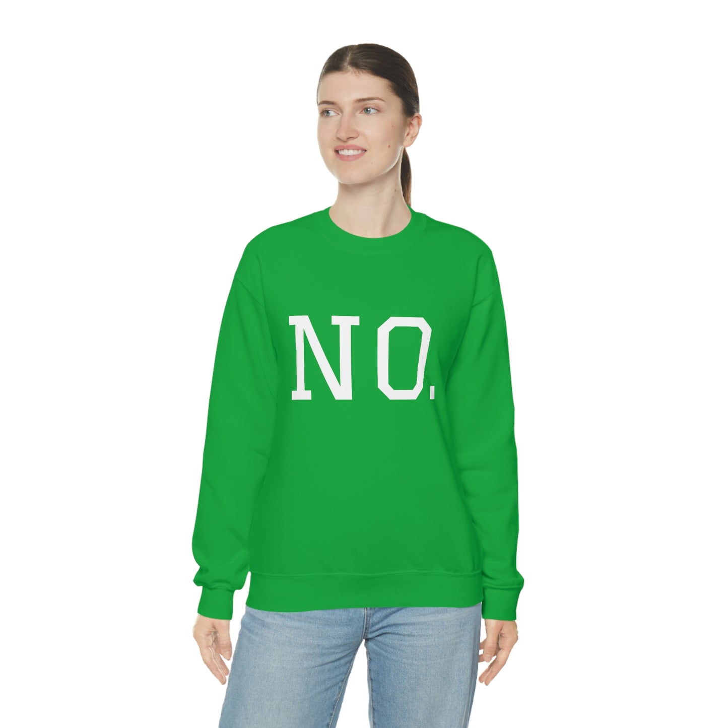 "NO" Unisex Heavy Blend™ Crewneck Sweatshirt