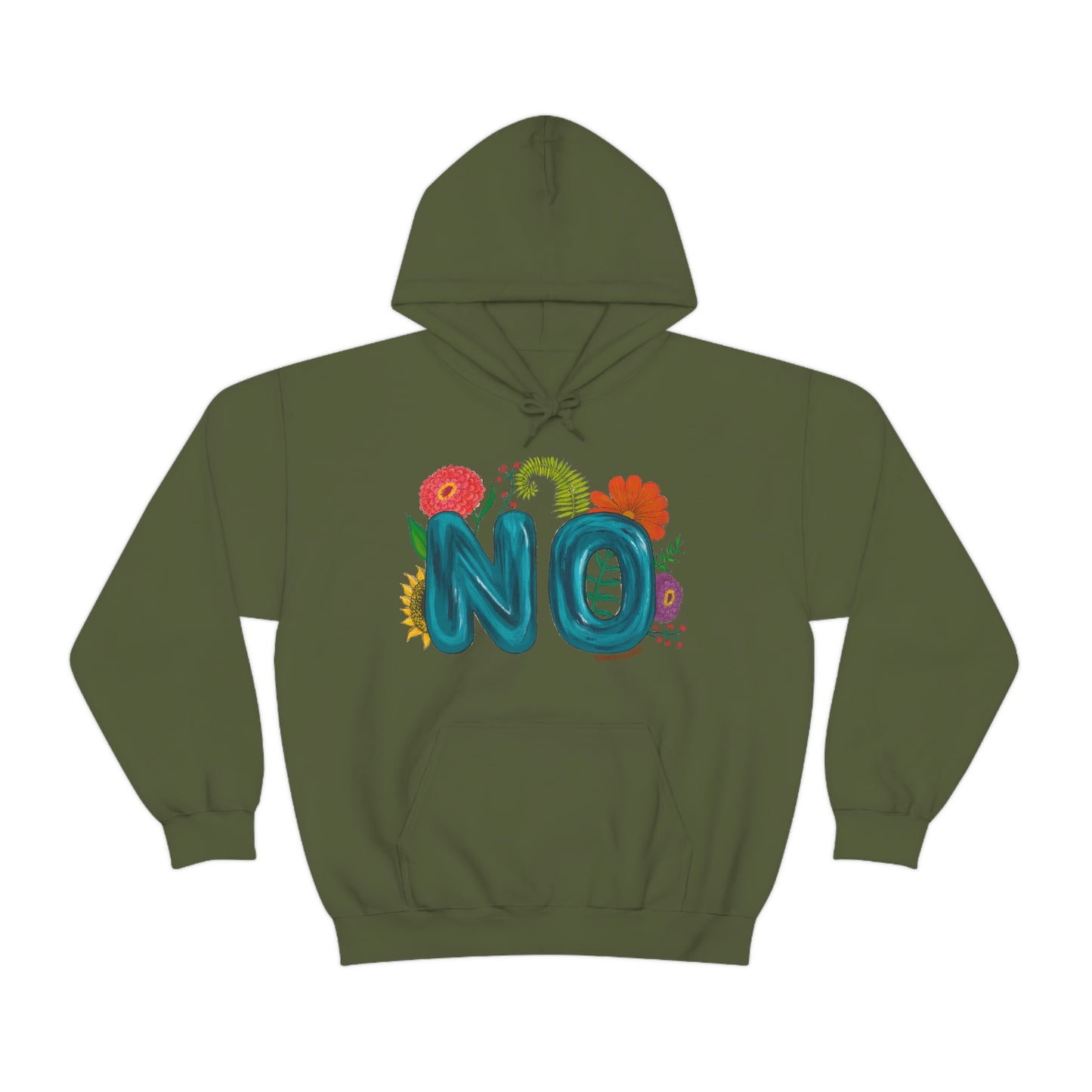 "NO" Unisex Heavy Blend™ Hooded Sweatshirt