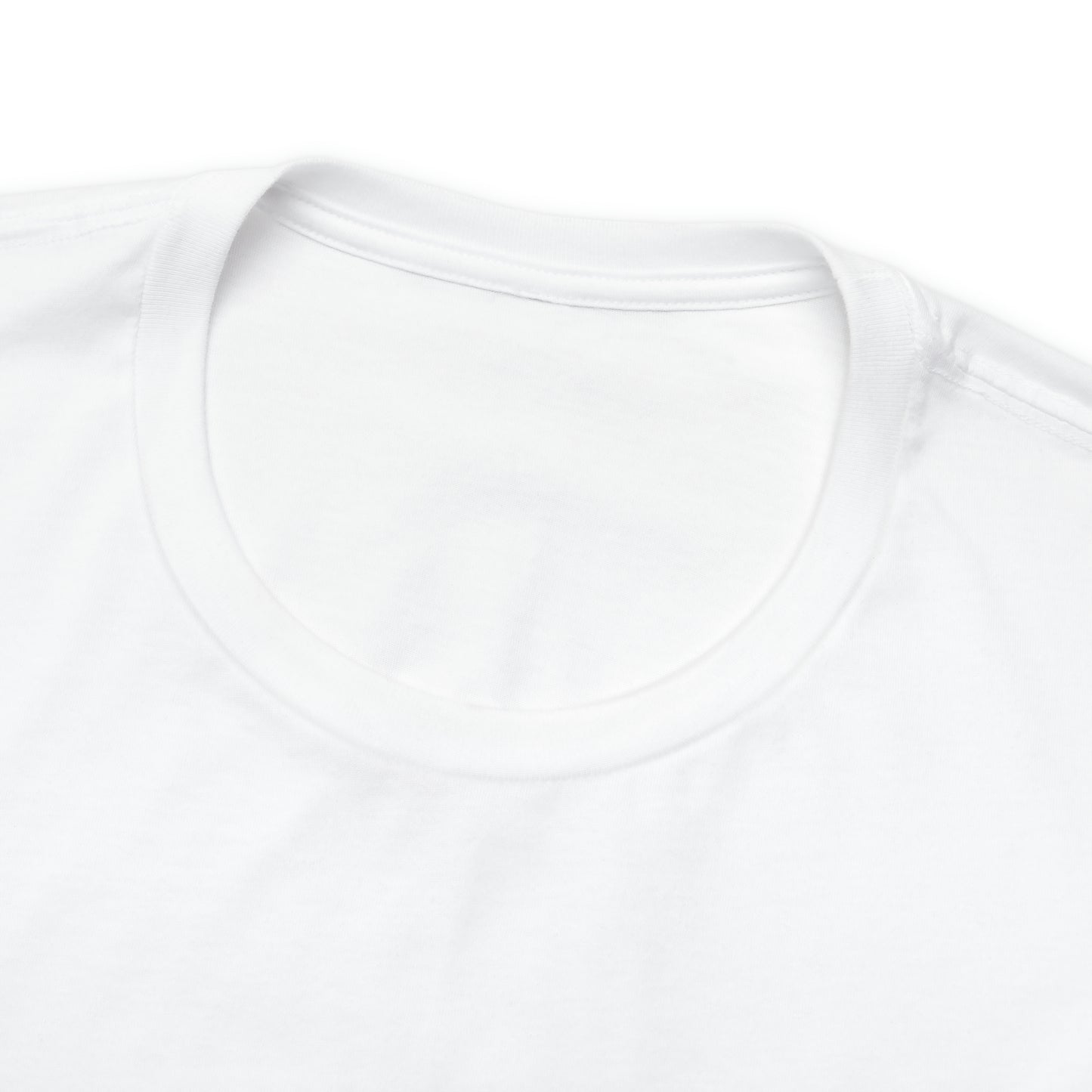 be bright do right with Bad Rabbitt Art Studio logo on back - Unisex Jersey Short Sleeve Tee