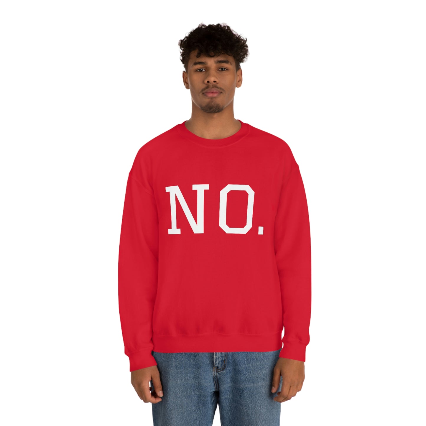 "NO" Unisex Heavy Blend™ Crewneck Sweatshirt