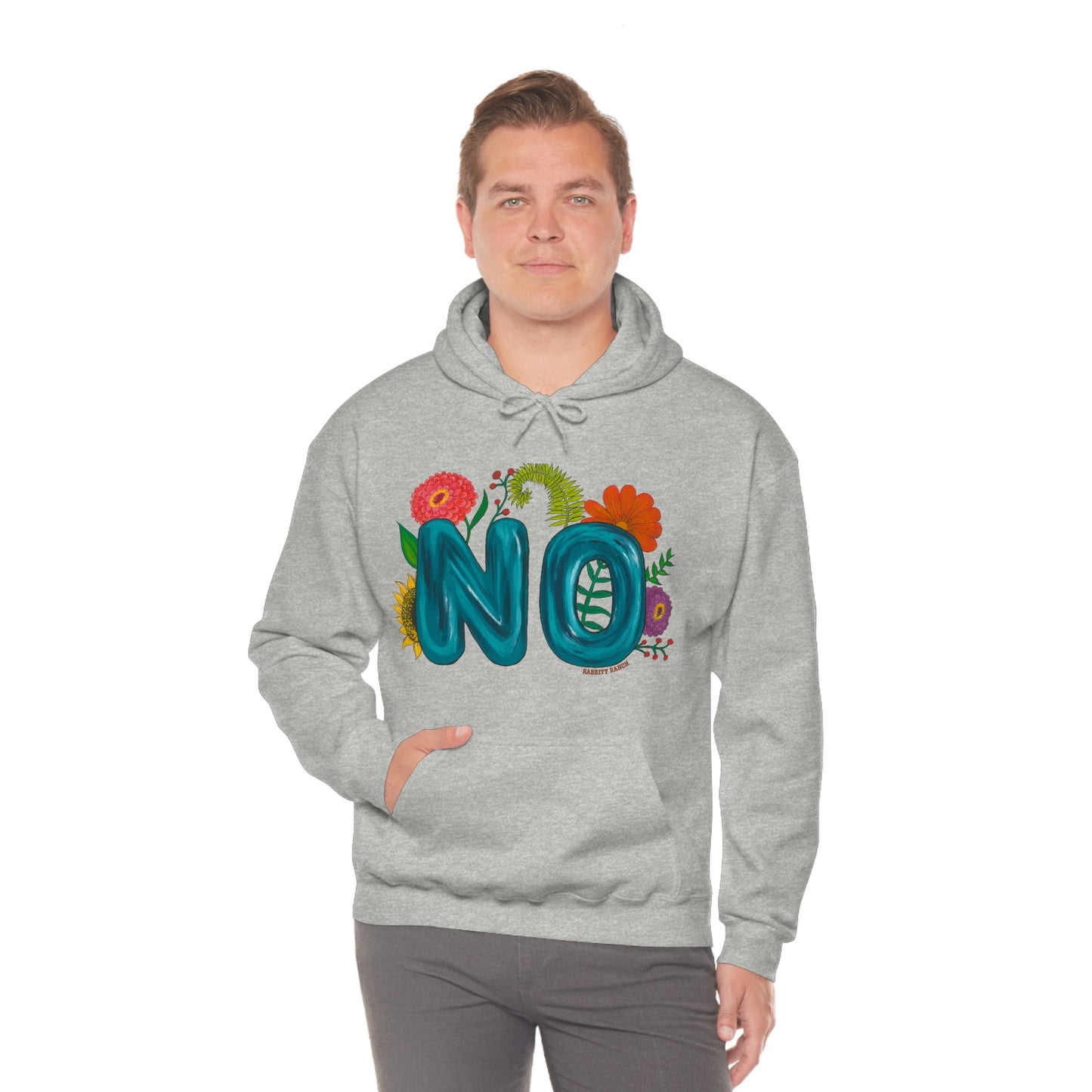 "NO" Unisex Heavy Blend™ Hooded Sweatshirt