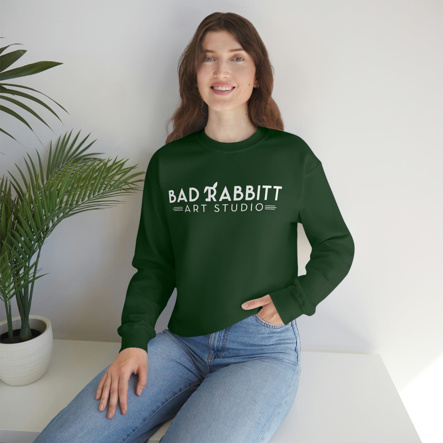 Bad Rabbitt Art Studio Unisex Heavy Blend™ Crewneck Sweatshirt