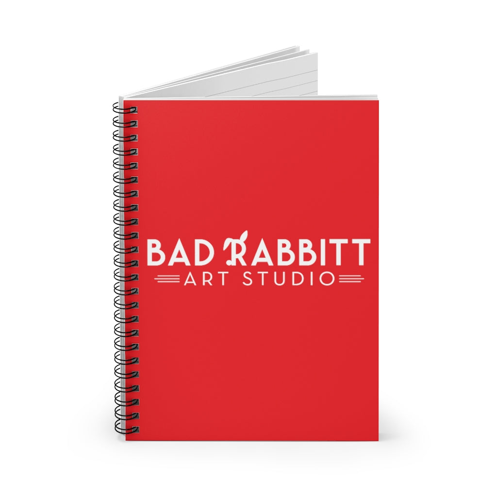 Bad Rabbitt Art Studio Spiral Notebook - Ruled Line