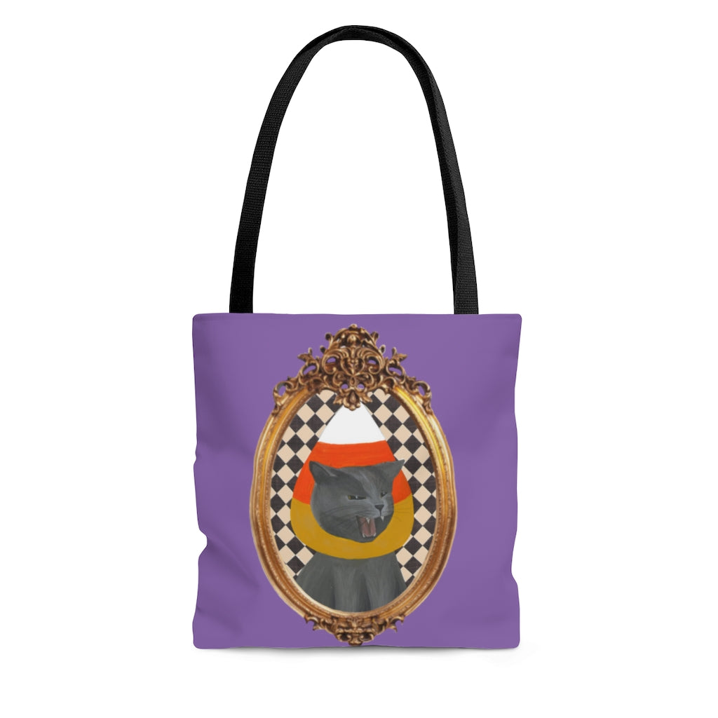 Framed Candy Corn Toni AOP Tote Bag