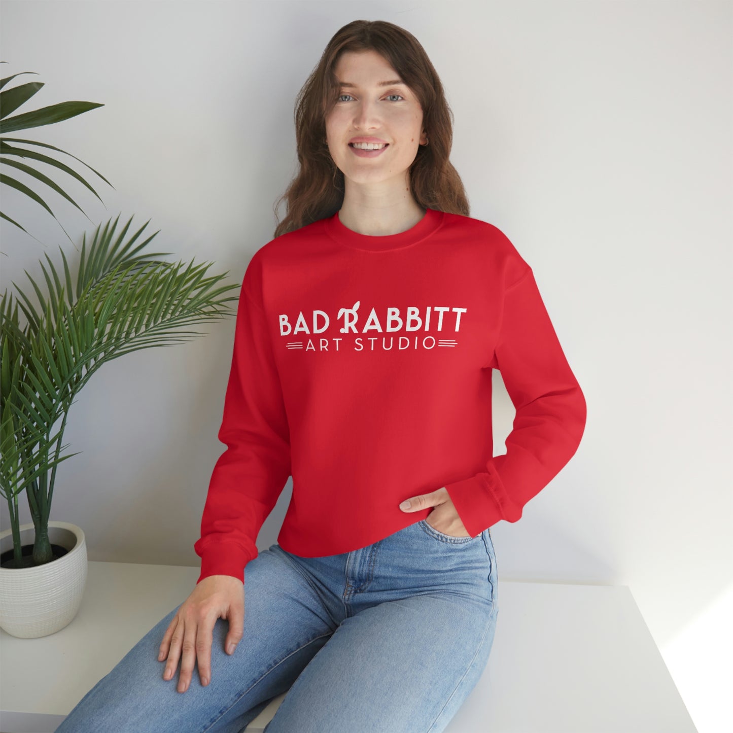 Bad Rabbitt Art Studio Unisex Heavy Blend™ Crewneck Sweatshirt