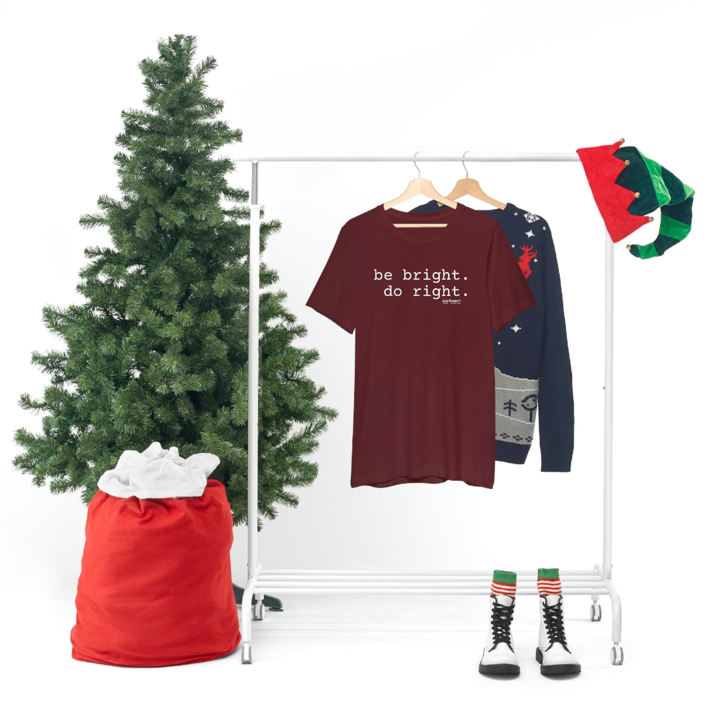 Be Bright Do Right Basic Unisex Jersey Short Sleeve Tee