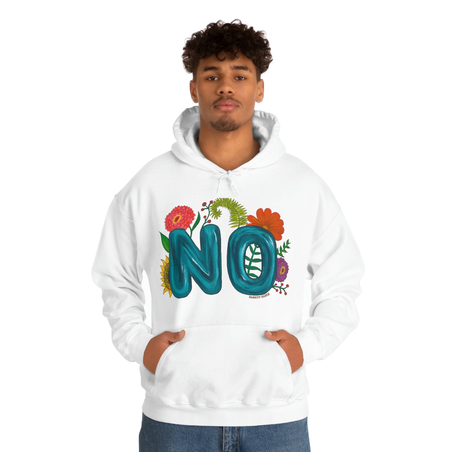 "NO" Unisex Heavy Blend™ Hooded Sweatshirt
