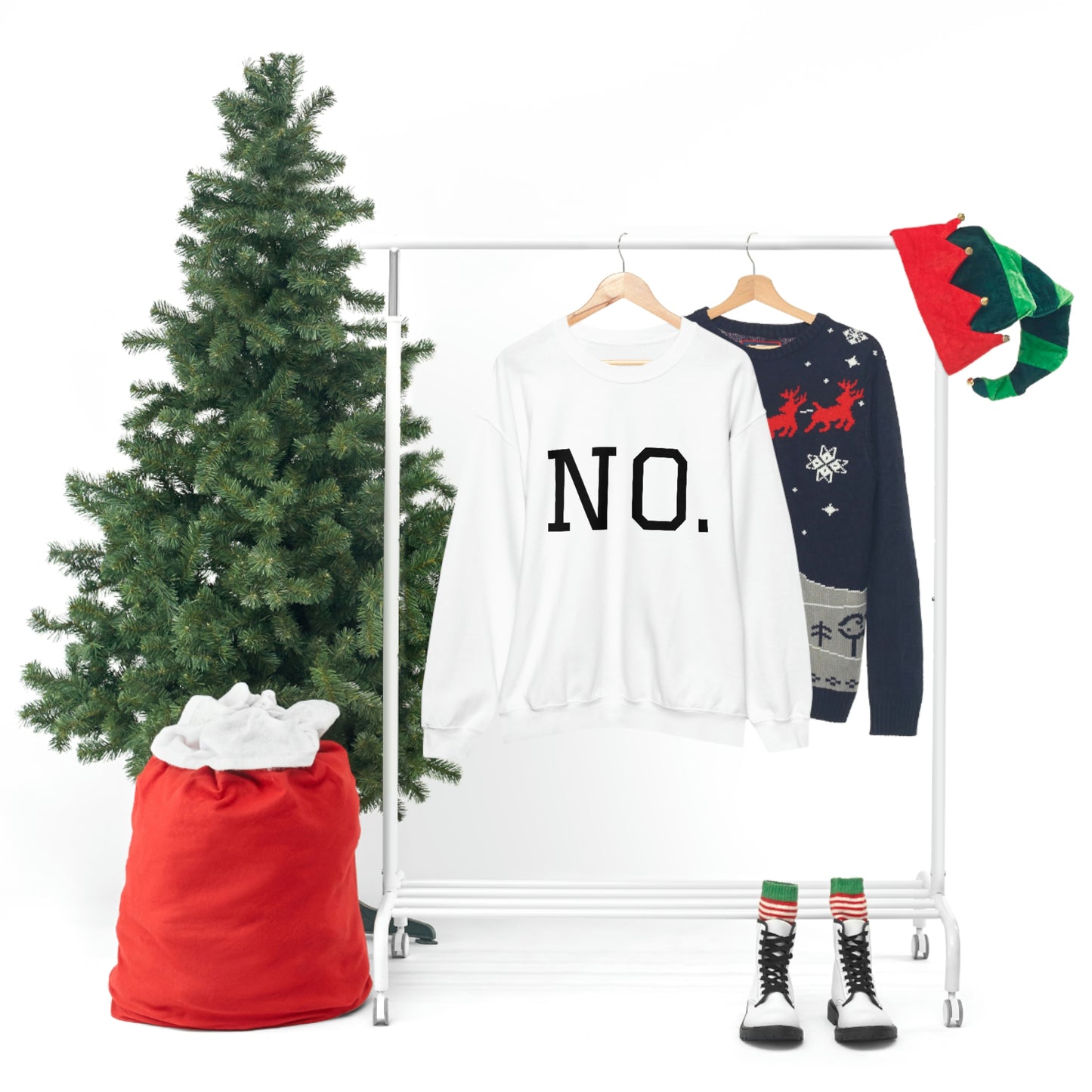 "NO" Unisex Heavy Blend™ Crewneck Sweatshirt