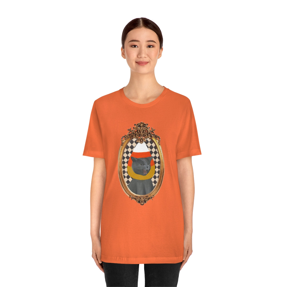 Framed Candy Corn Toni Unisex Jersey Short Sleeve Tee