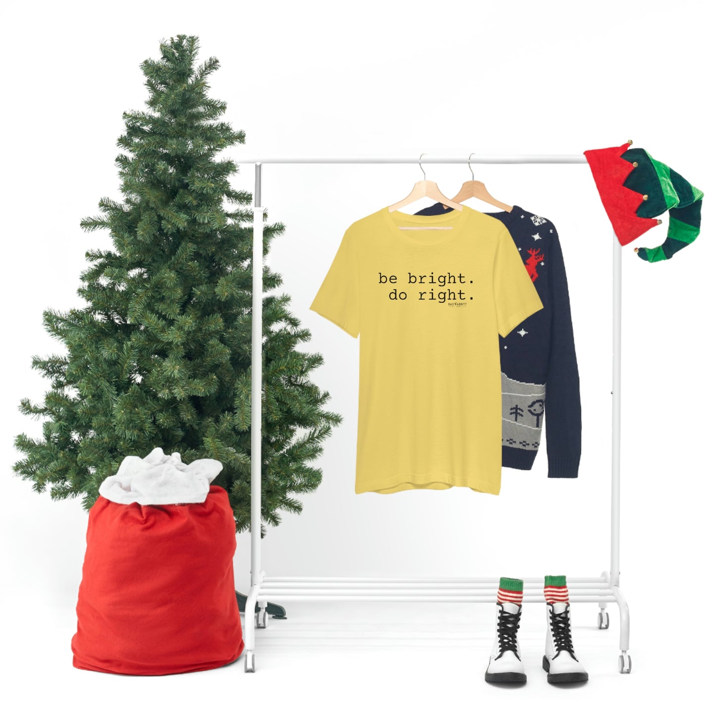 Be Bright Do Right Basic Unisex Jersey Short Sleeve Tee