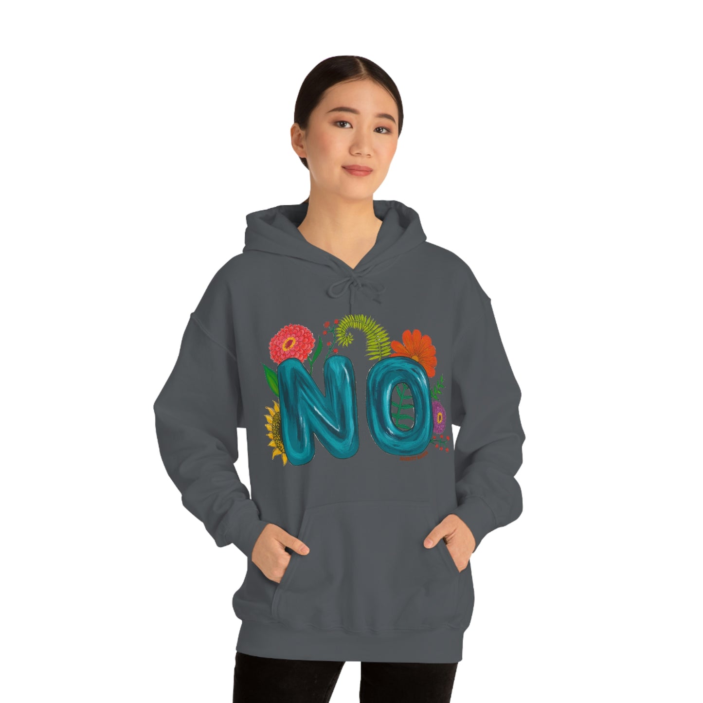 "NO" Unisex Heavy Blend™ Hooded Sweatshirt