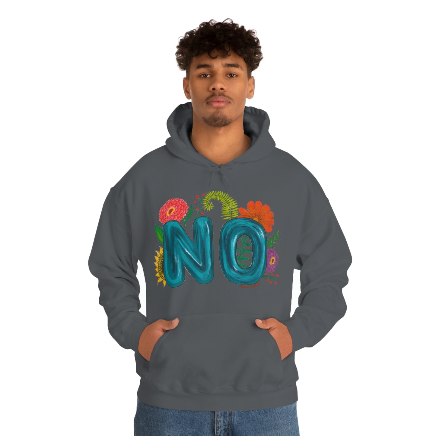 "NO" Unisex Heavy Blend™ Hooded Sweatshirt
