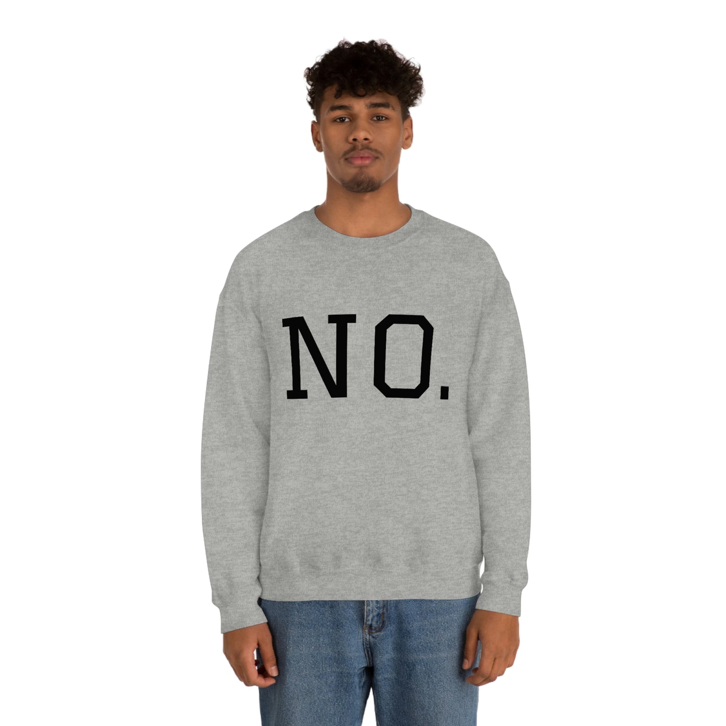 "NO" Unisex Heavy Blend™ Crewneck Sweatshirt