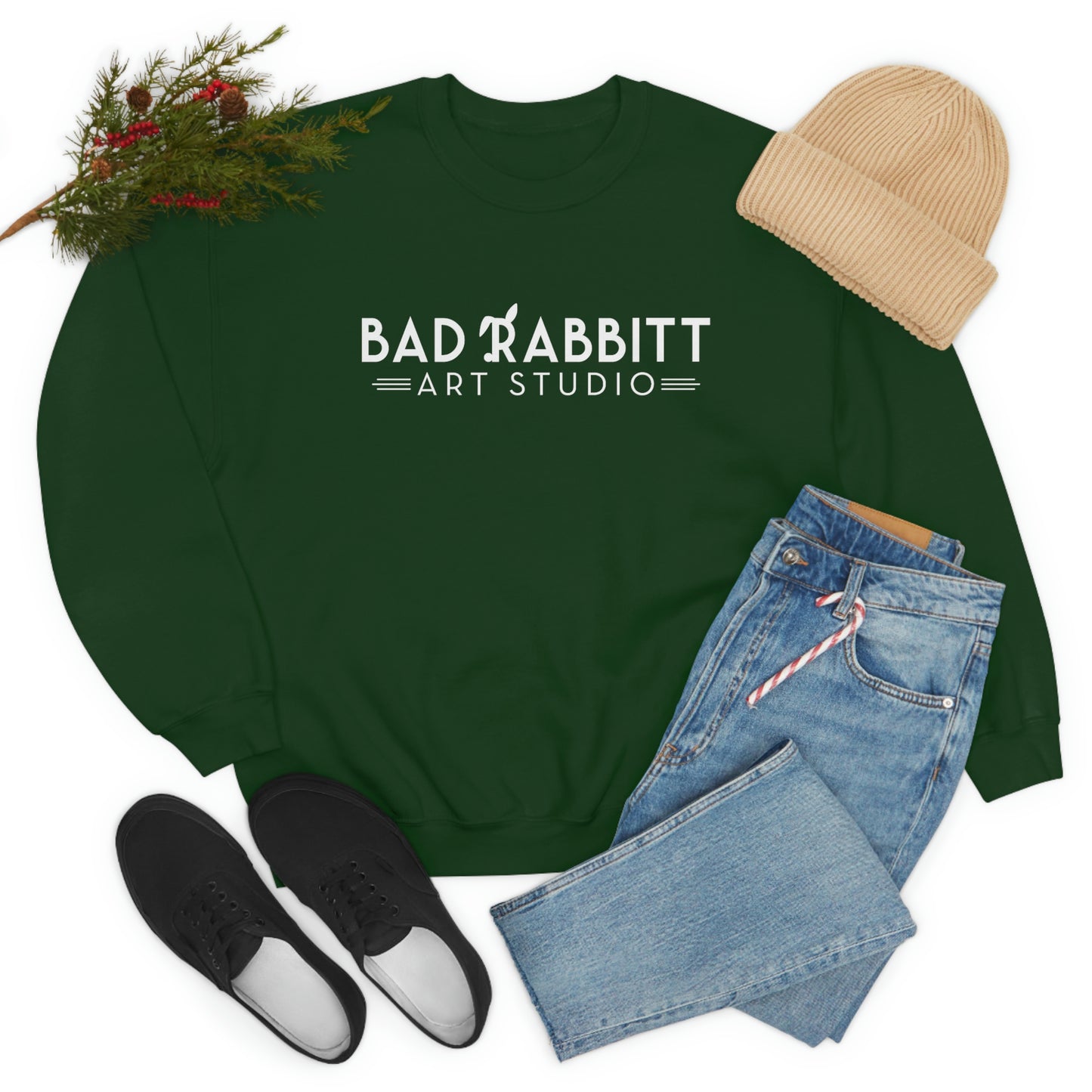 Bad Rabbitt Art Studio Unisex Heavy Blend™ Crewneck Sweatshirt