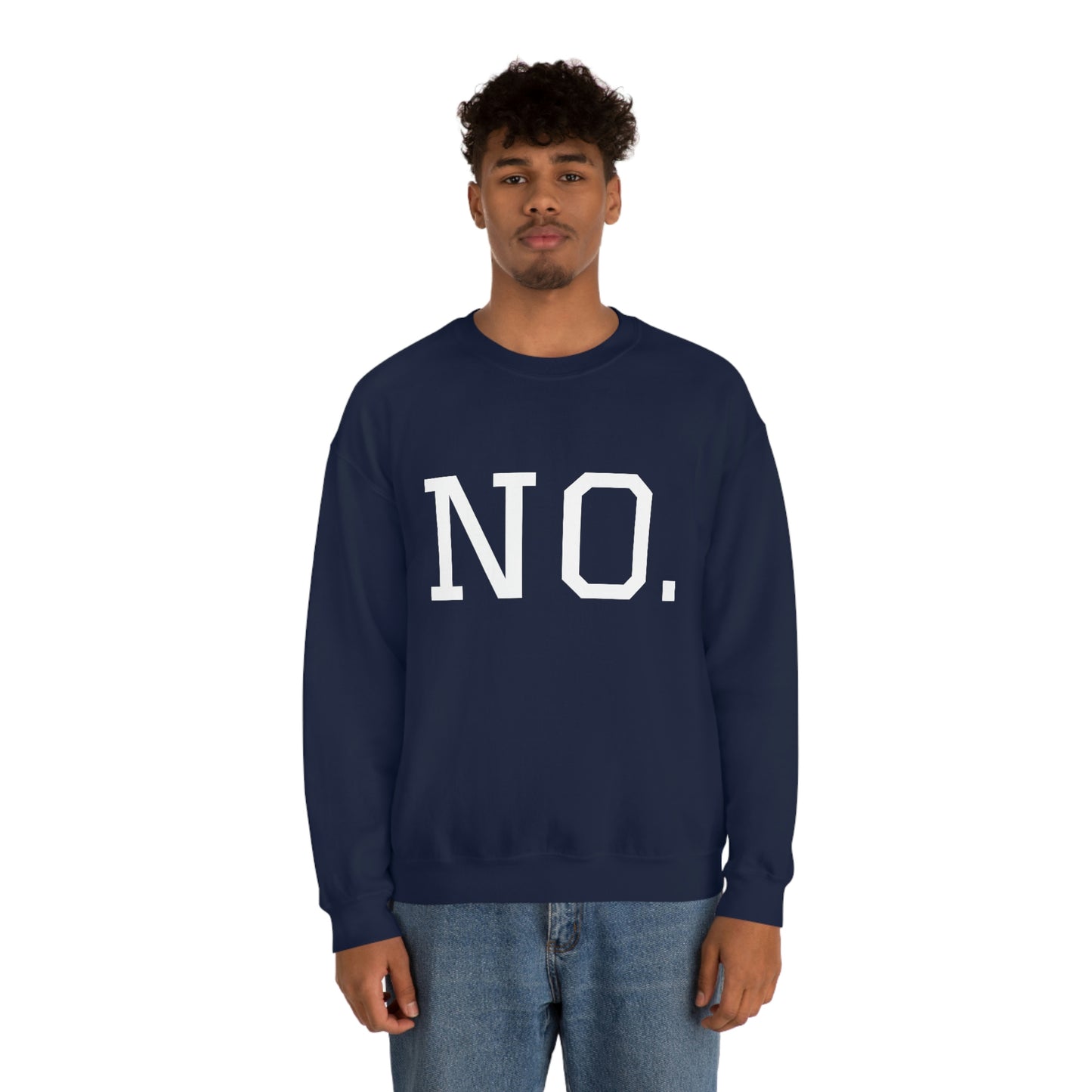 "NO" Unisex Heavy Blend™ Crewneck Sweatshirt