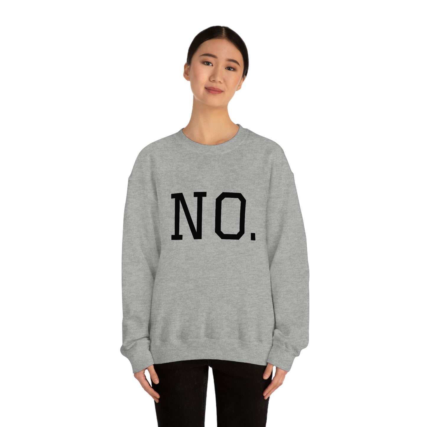 "NO" Unisex Heavy Blend™ Crewneck Sweatshirt