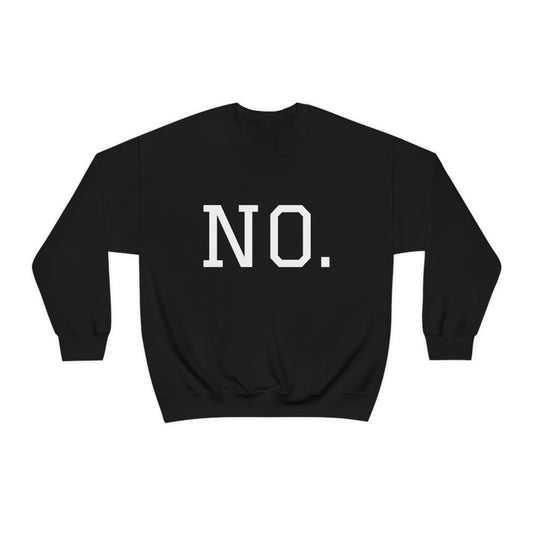 "NO" Unisex Heavy Blend™ Crewneck Sweatshirt