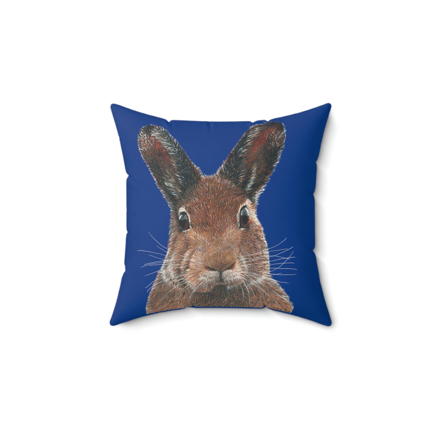 Carl the Rabbit Spun Polyester Square Pillow