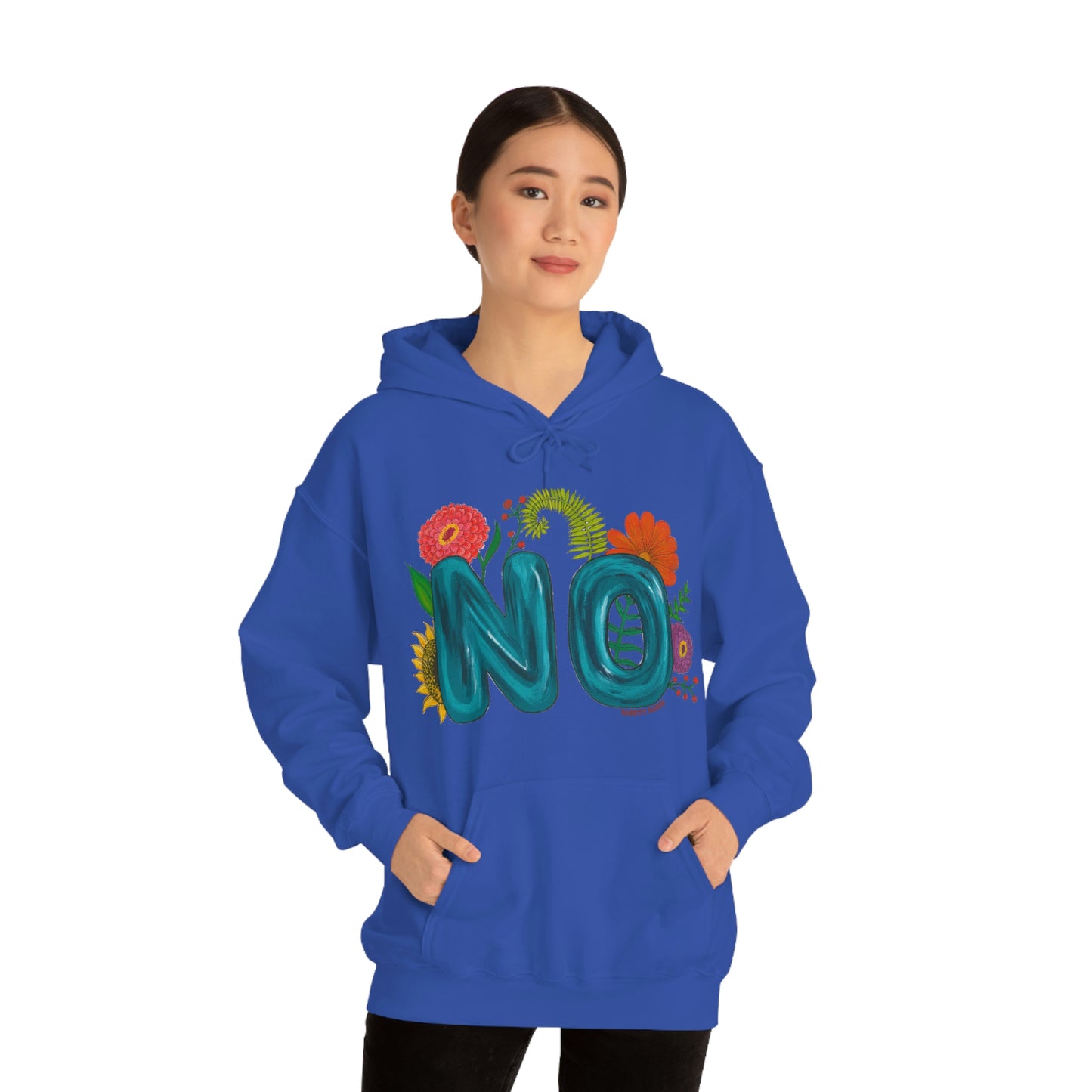 "NO" Unisex Heavy Blend™ Hooded Sweatshirt