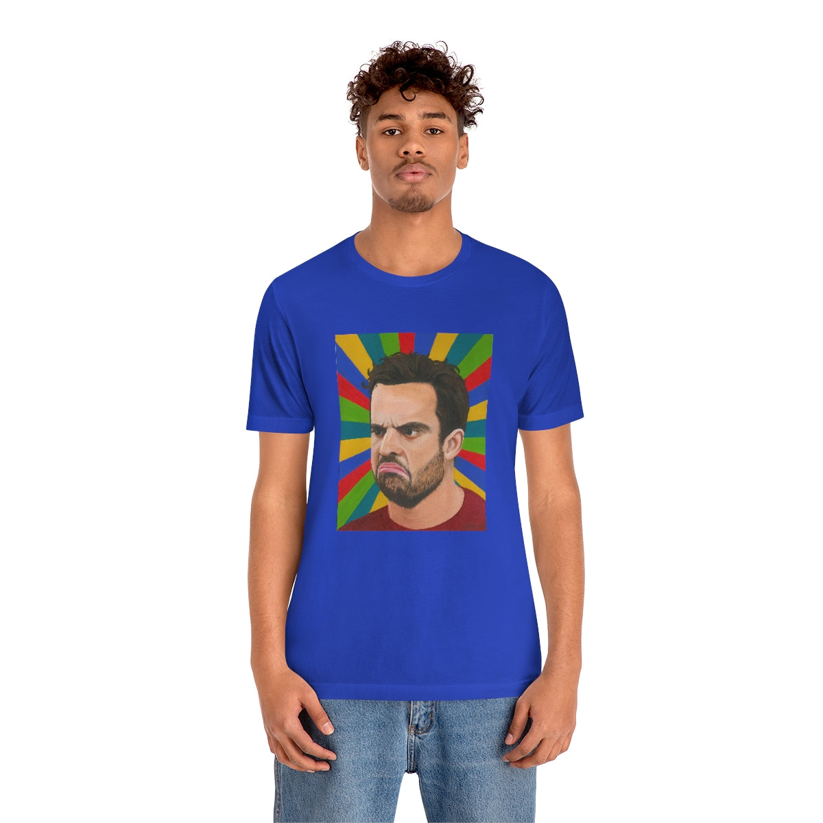 Turtle Face Nick Unisex Jersey Short Sleeve Tee